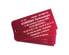 Porte clef Alu